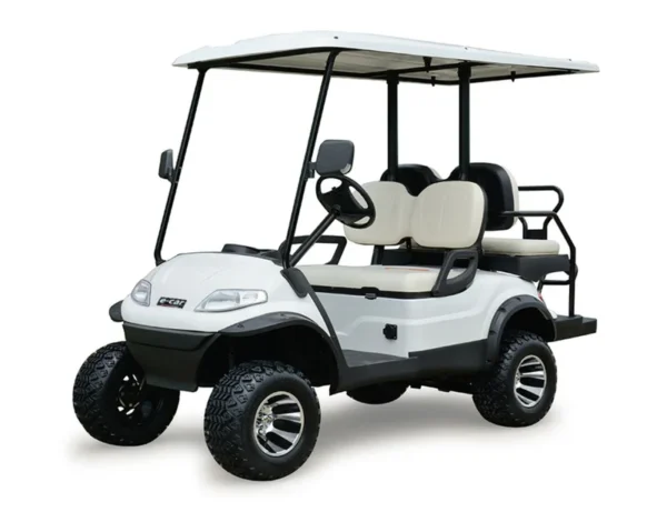 httpscagolfcarts.comwp-contentuploads202502A627.2_2G-4SeatGolfVehicle_LiftedSuspension_1-600x461-1.webp ECAR LT-A627.2+2G – 4 Seat Golf Vehicle (Lifted Suspension) - Image 1