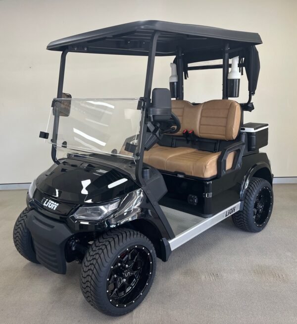 httpscagolfcarts.comwp-contentuploads202502LION-2-SEAT-DELUXE-600x654-1.jpg LION 2 Seat Golf Lithium - Image 1