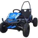 Trailmaster i3 Electric Kids Mini Go-Kart, 500W DC Motor, Forward & Reverse Gear, 10.2″ Seat Height