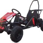 TrailMaster Cheetah 3 80cc Go-Kart, 4-Stroke, Single Cylinder, Air-Cooled, Horizontal JF152 OHV Engine, Pull Start