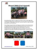 Trailmaster Ultra Blazer 4-200EX EFI Go-Kart, Fuel-Injected 4-Seater Buggy, 4-Stroke Single Cylinder Engine, Air Cooled, Electric Start with Kill Switch, LED Headlight - Image 14
