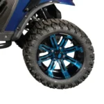 14″ Aluminum Wheel (Black/Blue)