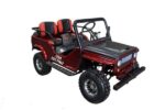 VITACCI GR2-125cc Go-Kart with Windshield, 125cc Semi-Auto Youth Jeep Go-Kart, Reverse, Electric Start, 23.62″ Seat Height - Image 5