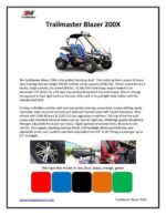 Trailmaster Blazer 200X Full-Size Go-Kart, Automatic CVT with Reverse, 4-Stroke, Single Cylinder, Air-Cooled, Electric Start - Image 6