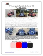 Trailmaster Mini XRS+ (Plus) 163cc Go-Kart, 4-Stroke, Single Cylinder, Air-Cooled, Manual Pull Start - Image 7