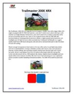 Trailmaster Ultra 200E-XRX EFI Full-Size Off-Road Go-Kart, Fully Automatic with Reverse, Alloy Wheels, Electric Start with Kill Switch, LED Headlight - Image 8
