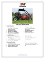Trailmaster Ultra 200E-XRX EFI Full-Size Off-Road Go-Kart, Fully Automatic with Reverse, Alloy Wheels, Electric Start with Kill Switch, LED Headlight - Image 9