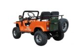 VITACCI GR2-125cc Go-Kart with Windshield, 125cc Semi-Auto Youth Jeep Go-Kart, Reverse, Electric Start, 23.62″ Seat Height - Image 9
