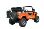 VITACCI GR2-125cc Go-Kart with Windshield, 125cc Semi-Auto Youth Jeep Go-Kart, Reverse, Electric Start, 23.62″ Seat Height - Image 10