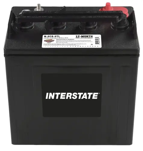 httpscagolfcarts.comwp-contentuploads202503m-gc8-UTL-Battery-8v-Interstate-Set-Of-4-1-2.webp M-GC8-UTL – Golf Cart Battery 8v-Interstate - Image 1